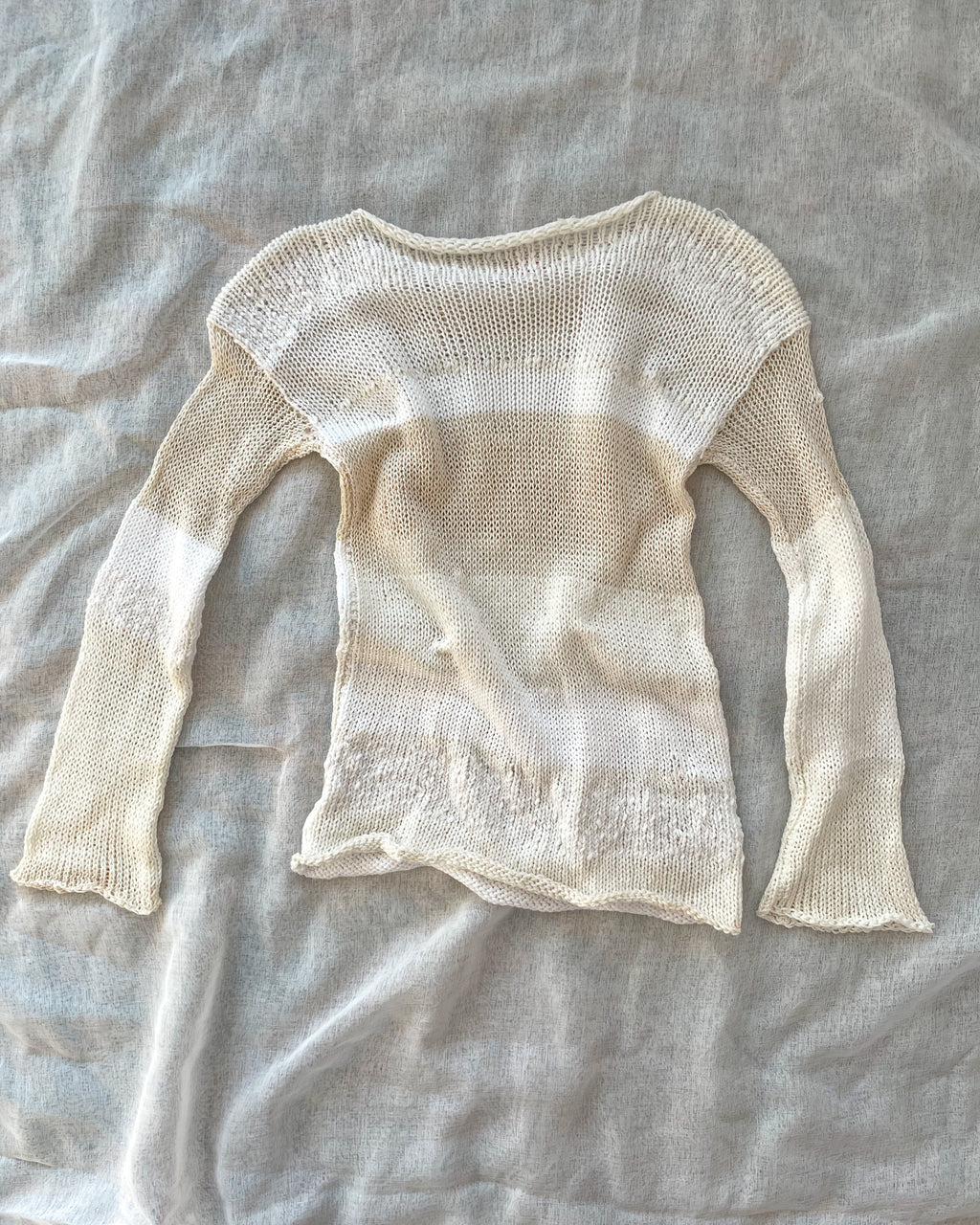 Cotton scraps pullover