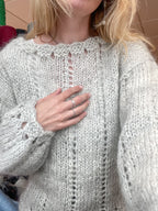 KNITTING PATTERN - Scallop sweater EN / Skeljapeysan IS