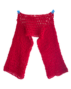 Red mesh sleeves