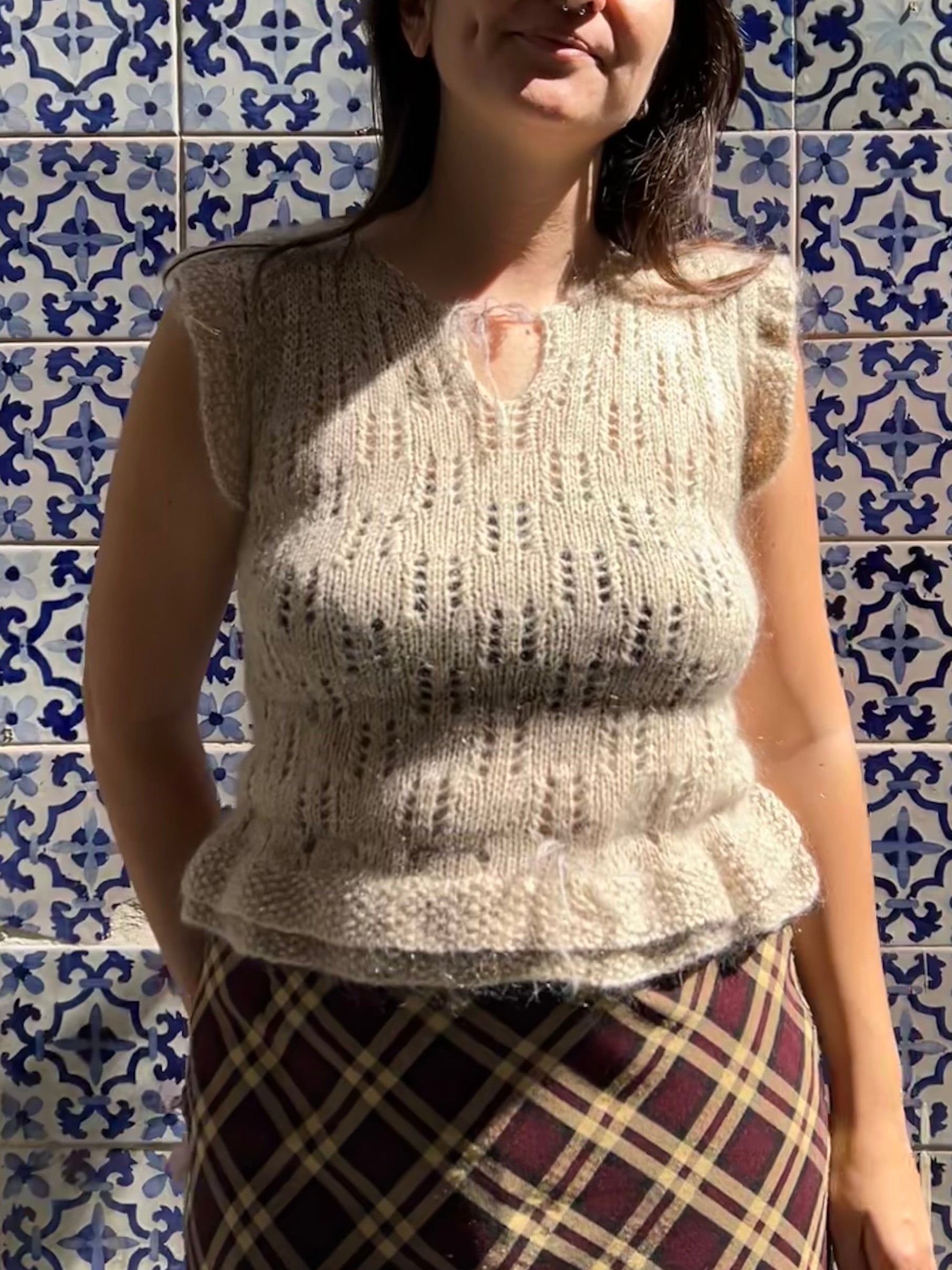 KNITTING PATTERN - Helga blouse ENG / Helgu blússa IS