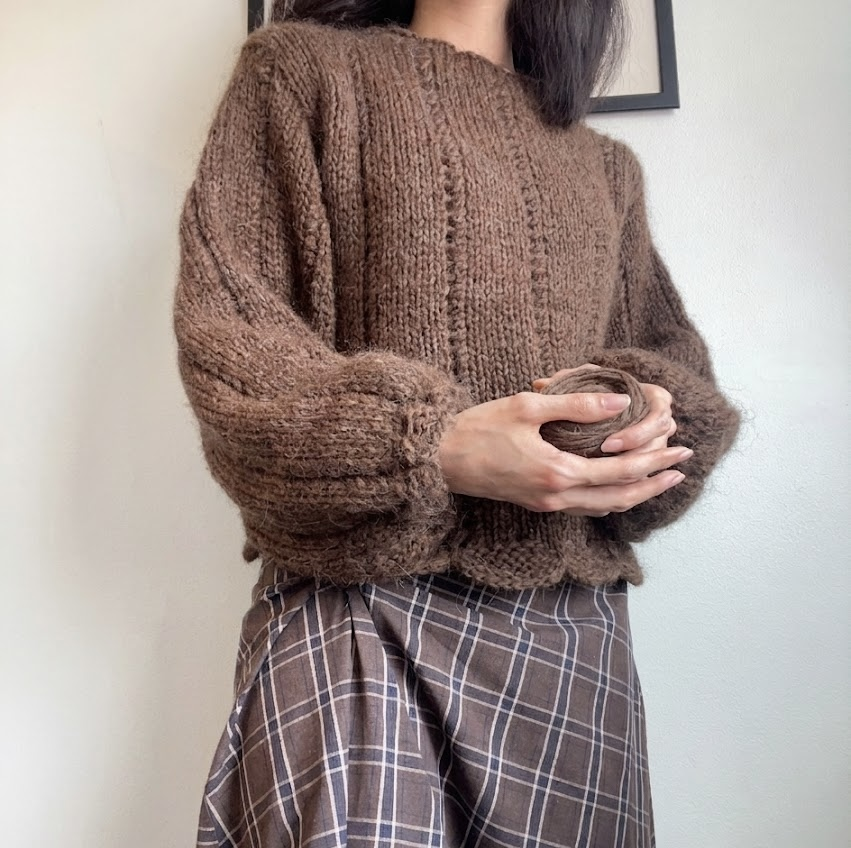 KNITTING PATTERN - Scallop sweater EN / Skeljapeysan IS