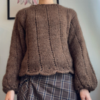 KNITTING PATTERN - Scallop sweater EN / Skeljapeysan IS