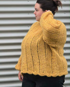 KNITTING PATTERN - Scallop sweater EN / Skeljapeysan IS